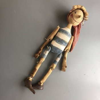 Тот самый Буратино!  Выкройка легендарного мальчишки от Елены Войнатовской