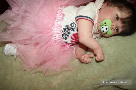 Моя толстушка хохотушка - кукла реборн из молда Nala от Sandy Faber (фото 3)