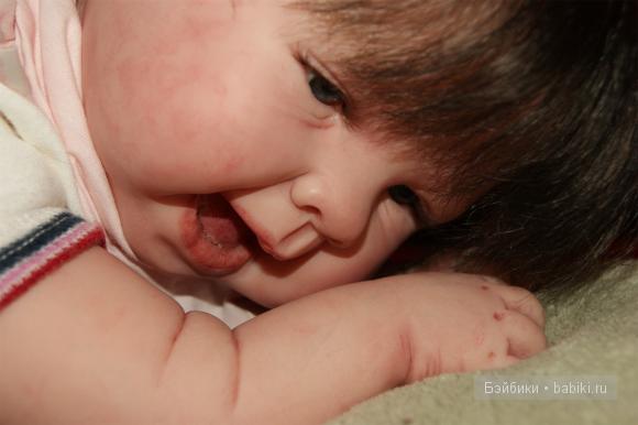 Моя толстушка хохотушка - кукла реборн из молда Nala от Sandy Faber