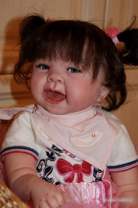 Моя толстушка хохотушка - кукла реборн из молда Nala от Sandy Faber (фото 2)