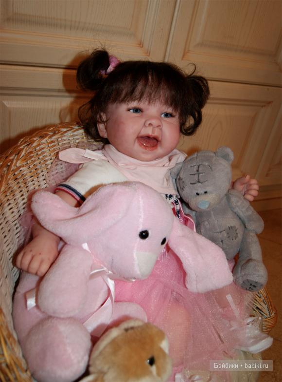 Моя толстушка хохотушка - кукла реборн из молда Nala от Sandy Faber (фото 4)