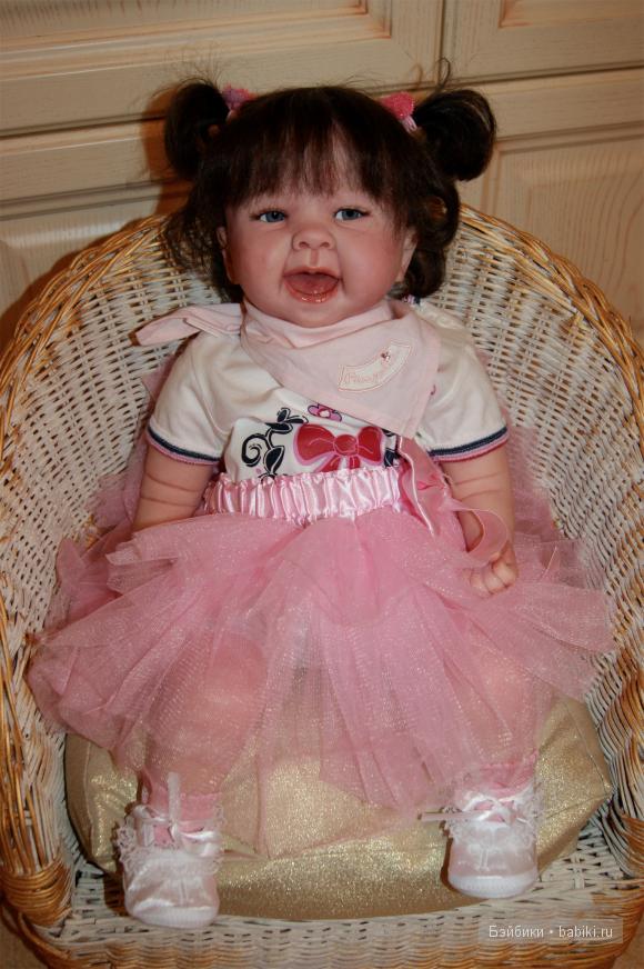 Моя толстушка хохотушка - кукла реборн из молда Nala от Sandy Faber