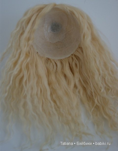 Мое новое творение парик для ягодки-цветочка Татьяны Трифоновой (фото 10)