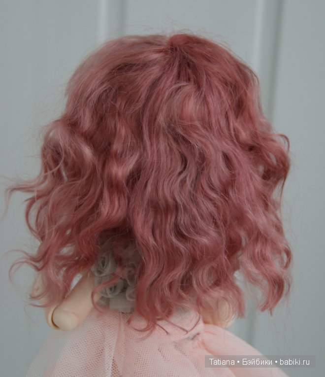 Новые кукольные парики лавандовое настроение (фото 6)