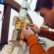 Потрясающе красивый город из бумаги в новой видеоигре