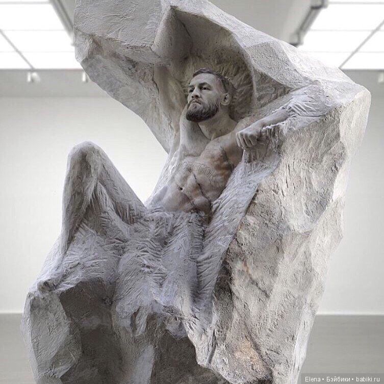 Конор МакГрегор, скульптор Эдгар Аскелович (фото 2)