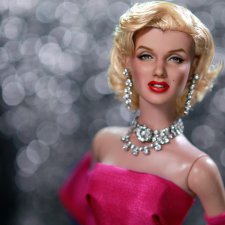 Marilyn Monroe, мэйк куклы сделан Noel Cruz