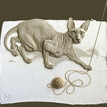 Бумажные картины, автор Латиф Казбеков