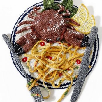 Вязанная еда от Kate Jenkins