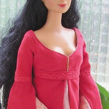 Красивые платья для кукол, выкройки