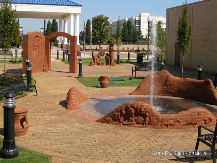Кирпичные кульптуры Брэда Спенсера