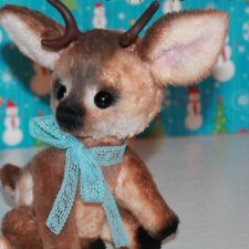 Олененок от Анны Лебедевой, выкройка игрушки