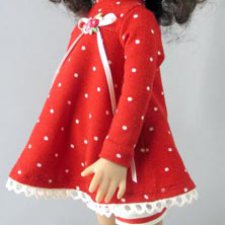 Выкройка платья для куклы Dianna Effner