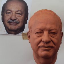 Портретные скульптуры Виктор Гюго Янез Пина