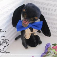 Такса - выкройка игрушки Елены Слуцкой