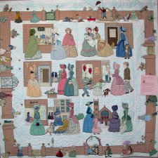 Барышни в лоскутной технике печворк от Helen Scott