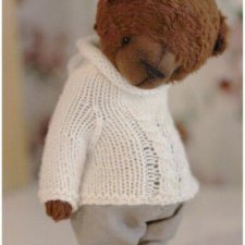 Мишка теди с выкройкой, автор Наташа Рыбальченко