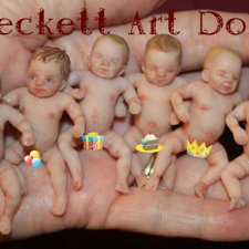 Мини малыши от американского мастера Kellie Beckett