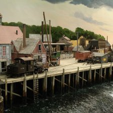 Диорама Городской причал