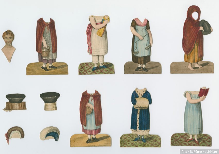 Бумажные куклы конца XVIII - начала XIX века (фото 2)