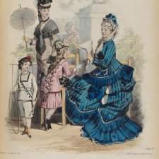 Детская мода на иллюстрациях "Le Moniteur de la Mode", "La Gazette Rose", "La Mode Illustrée" за 1876 год