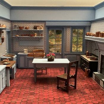 Столовая и Кухня Моне в Живерни, Франция