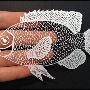 Работы из бумаги Maude White