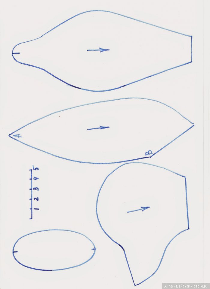 Выкройка медведя от Тани Голованевской (фото 3)