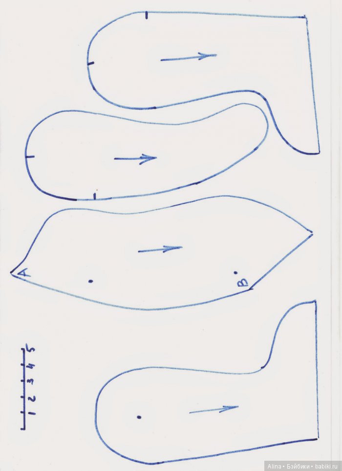 Выкройка медведя от Тани Голованевской (фото 4)