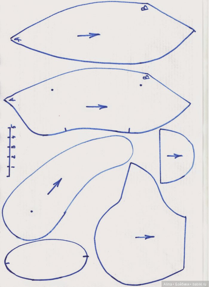 Выкройка медведя от Тани Голованевской (фото 2)
