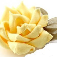 Красивые цветы из ткани с мастер классами