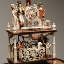 Антикварные костяные игрушки, Spinning jennies