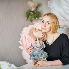 Текстильные куклы и цветы Анны Цветиковой