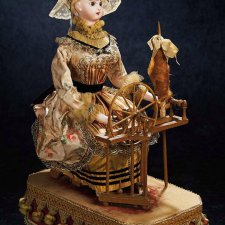 Дамочки-рукодельницы, автоматоны от Roullet et Decamps