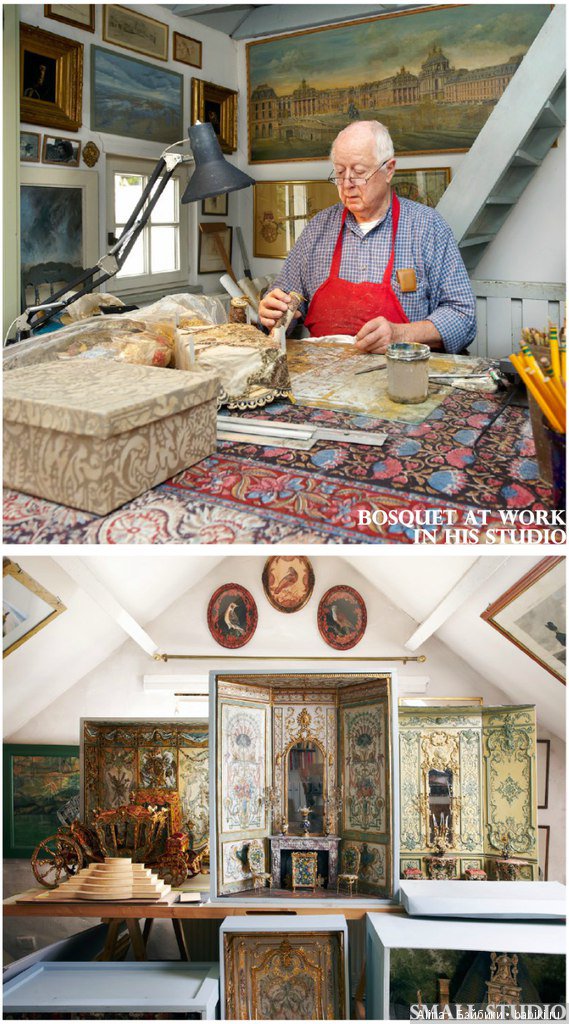 Макеты и дом театрального художника Тьерри Боске