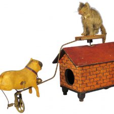 Механические антикварные игрушки