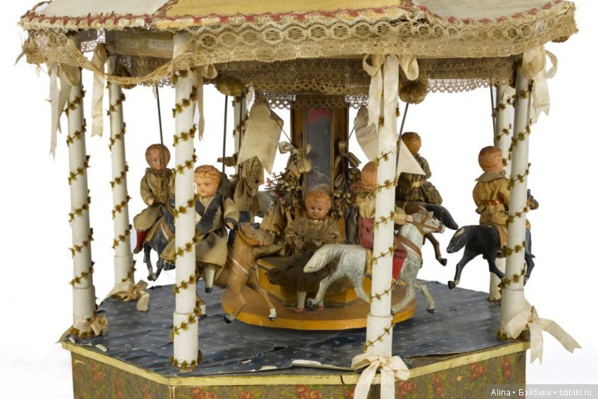 Карусели. Механические антикварные игрушки