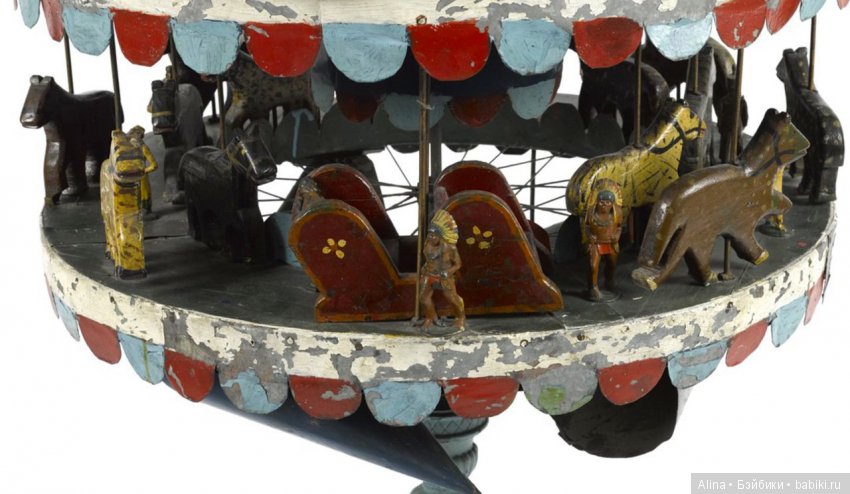 Карусели. Механические антикварные игрушки