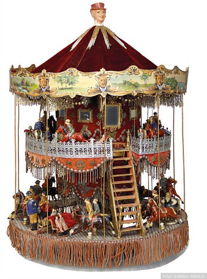 Карусели. Механические антикварные игрушки