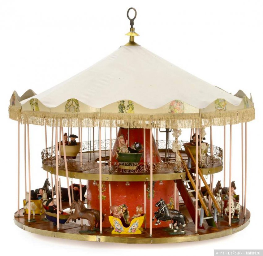 Карусели. Механические антикварные игрушки