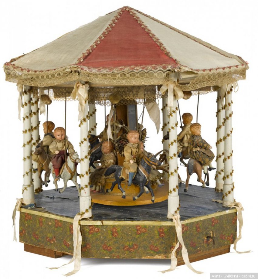 Карусели. Механические антикварные игрушки