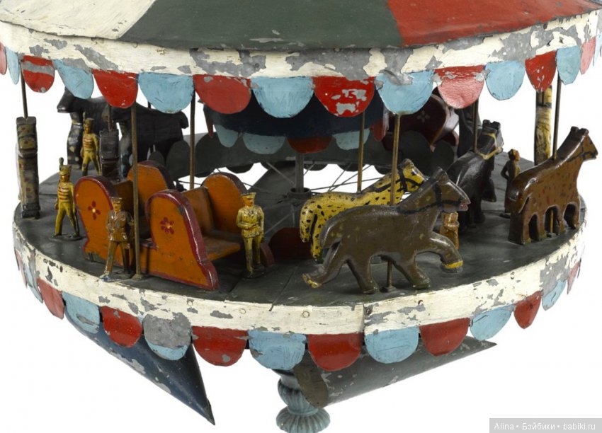 Карусели. Механические антикварные игрушки