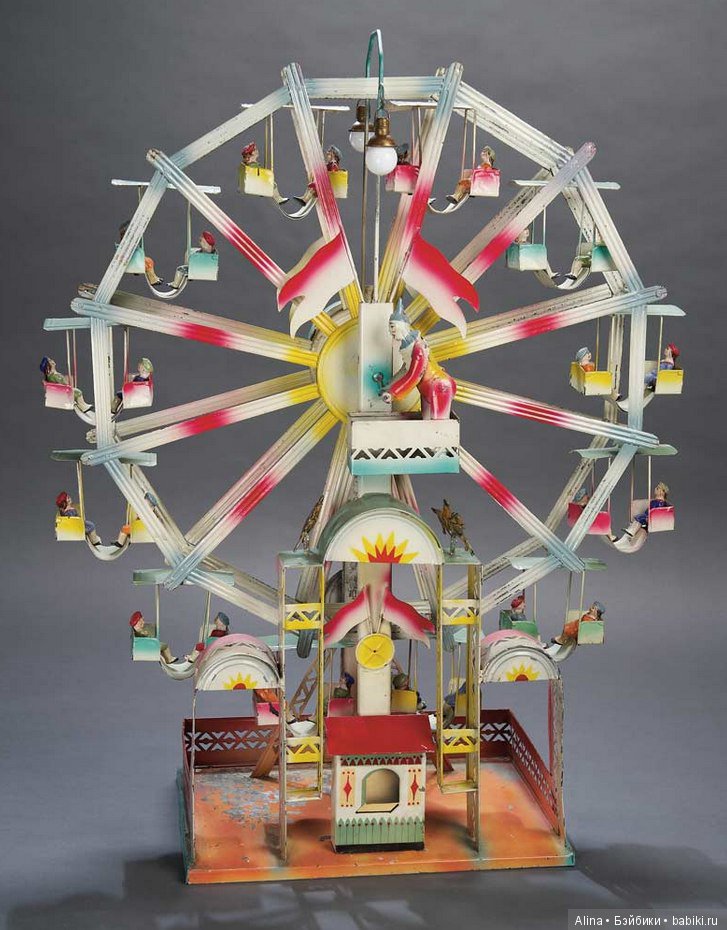 Карусели. Механические антикварные игрушки