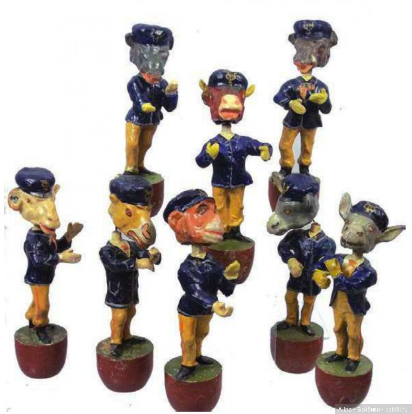 Папье маше, антикварные игрушки | Бэйбики Папье маше, антикварные игрушки (фото 10)