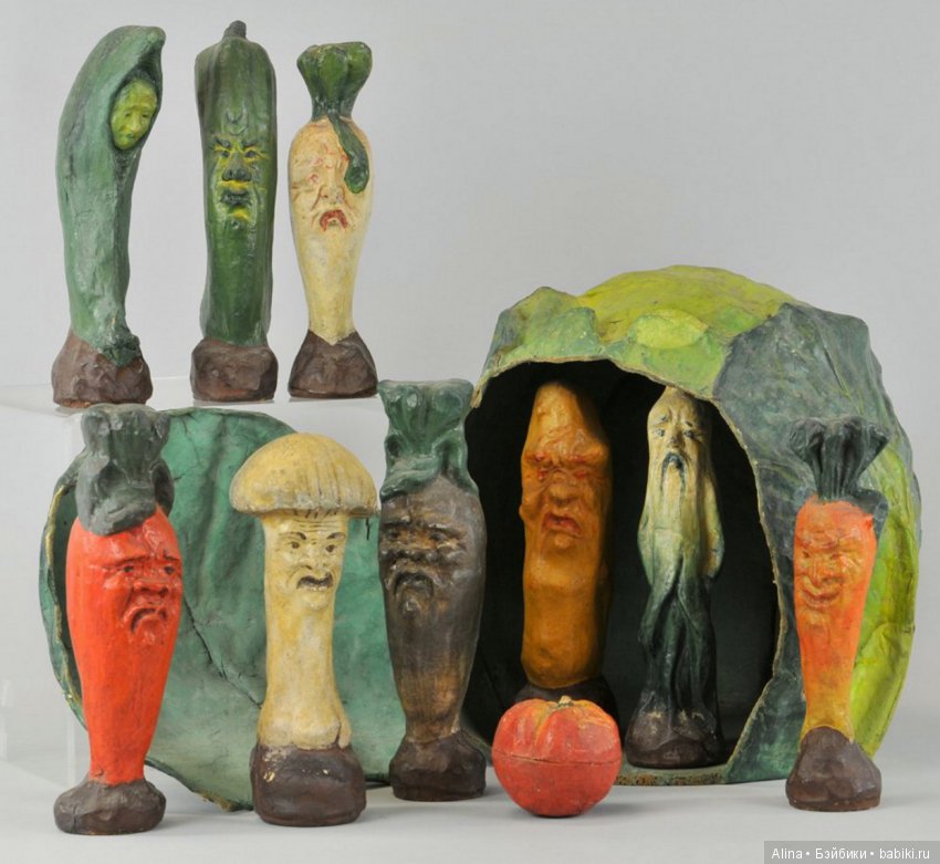 Папье маше, антикварные игрушки | Бэйбики Папье маше, антикварные игрушки