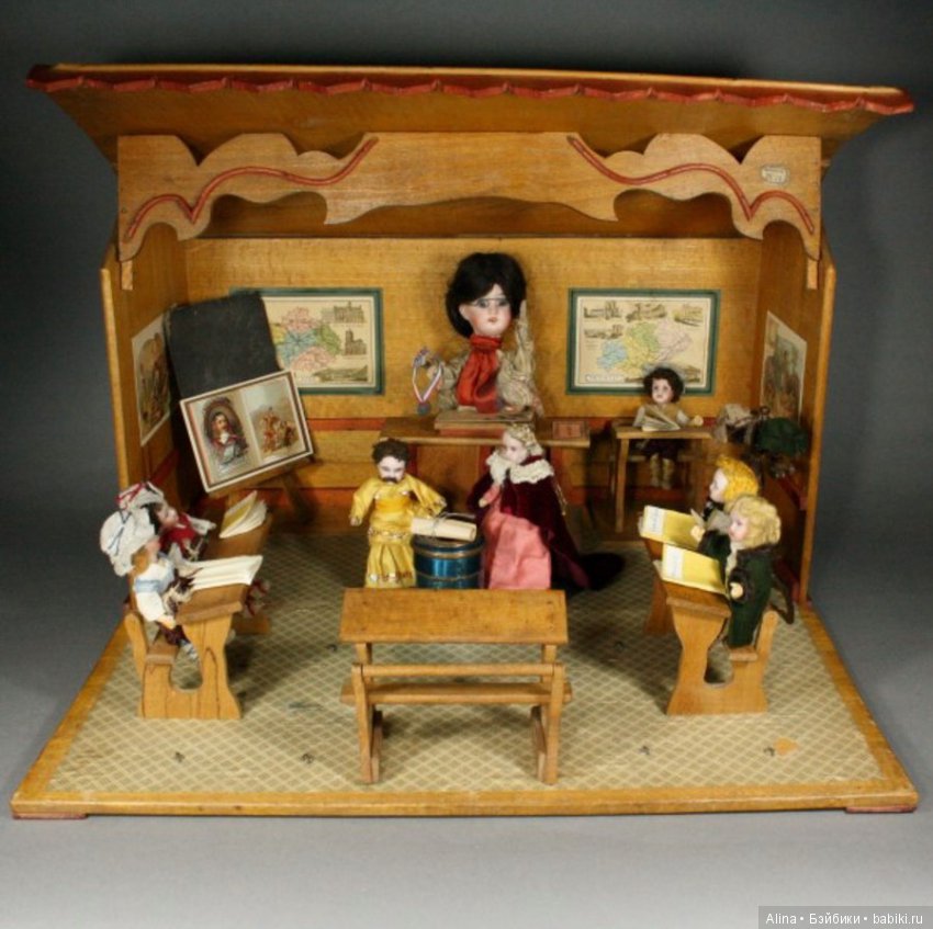 Школа | Бэйбики Школа — Антикварные игрушки и домики: елочные украшения (фото 9)
