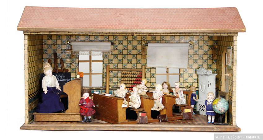 Школа | Бэйбики Школа — Антикварные игрушки и домики: елочные украшения