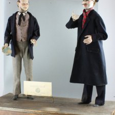 Автоматон рекламирующий пастилки от кашля