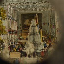 Книга-тоннель с видами Всемирной выставки в Лондоне, 1851 год
