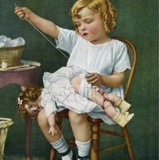 Детские наборы для рукоделия, 1885-1900е гг